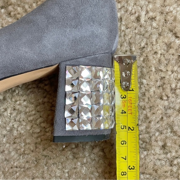 Kate Spade Danika Crystal Block Heels Gray Women’s Size 8.5 - Picture 12 of 12